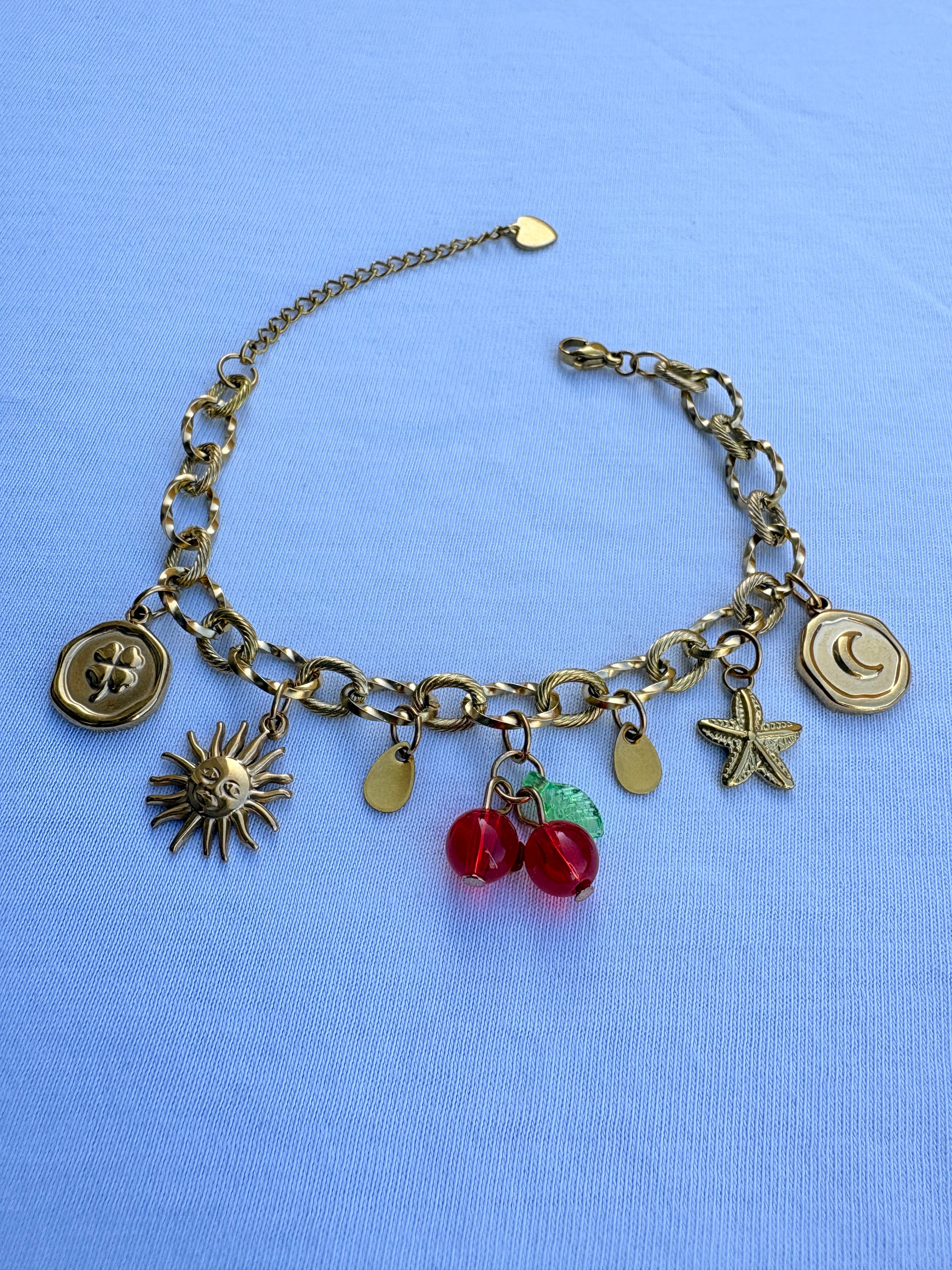 Bracelet breloque Marie en acier inoxydable