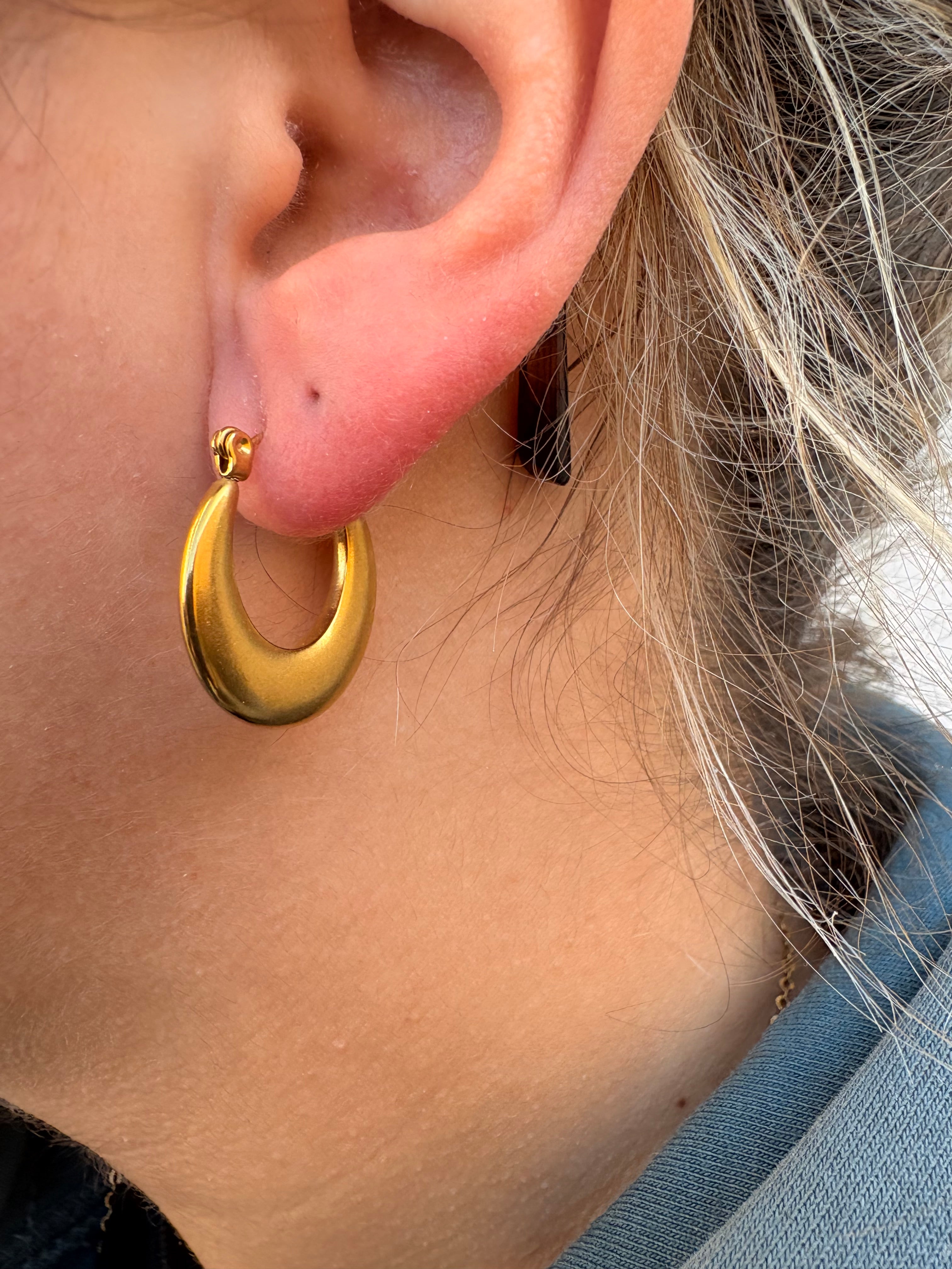 Créole en acier inoxydable