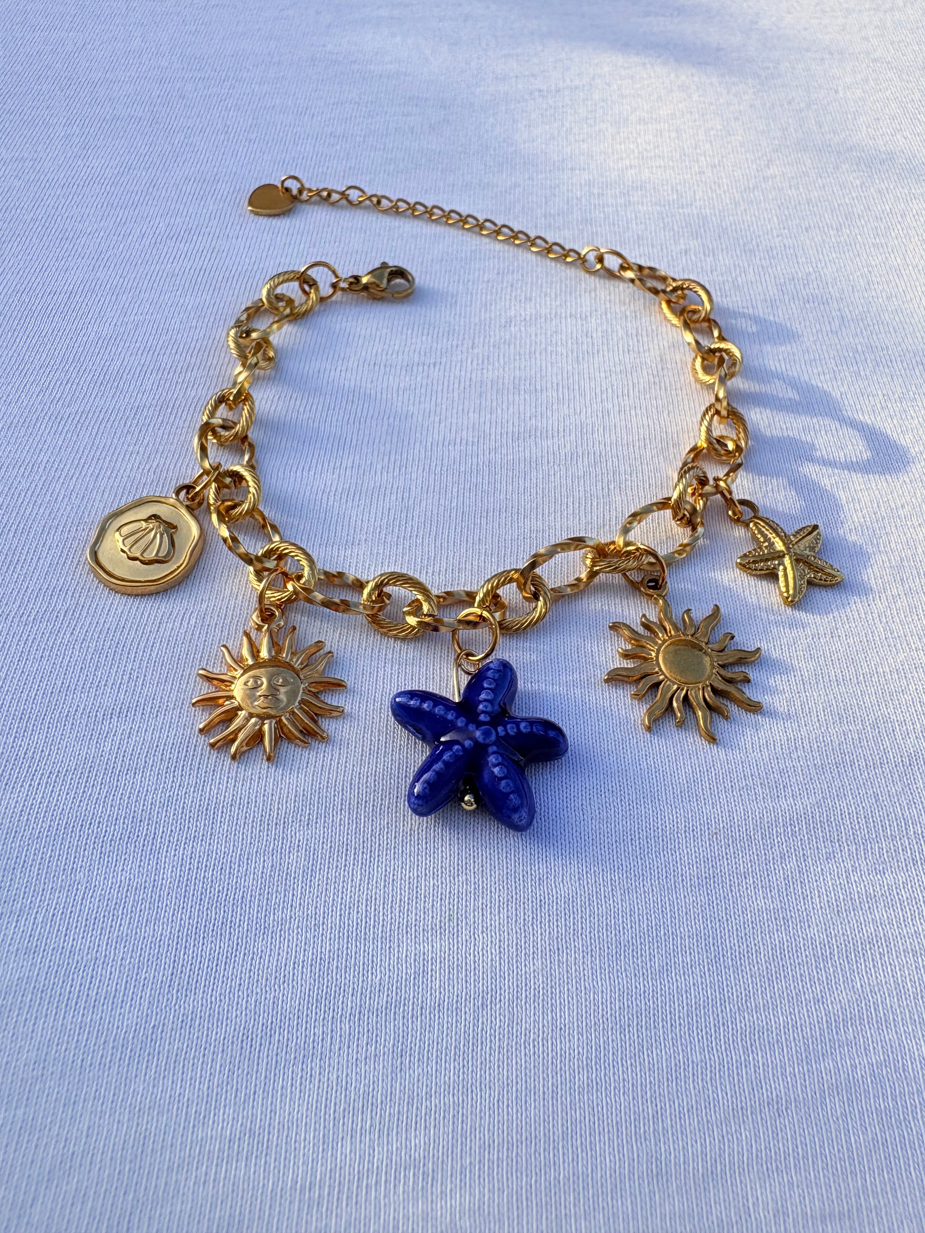 Bracelet breloque Spencer en acier inoxydable